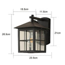 Luminária Arandela de Parede Retro Resistente à Água.