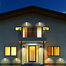 Luminária Arandela Led Solar de Parede Impermeável.