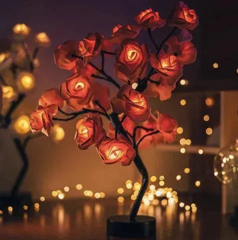 Luminária Árvore de Rosa Eterna - ForeverGlow - Site compre mais