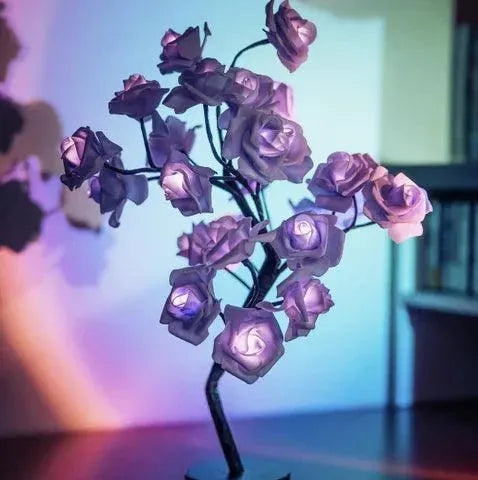 Luminária Árvore de Rosa Eterna - ForeverGlow - Site compre mais