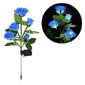 Luminária de Rosa Solar Impermeável para Jardim - Site compre mais