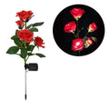 Luminária de Rosa Solar Impermeável para Jardim - Site compre mais