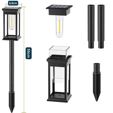 Luminária LED Solar Impermeavel de Jardim - SolarShine.