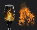 Luminária Tocha LED Solar Impermeável - FireGlow - Site compre mais