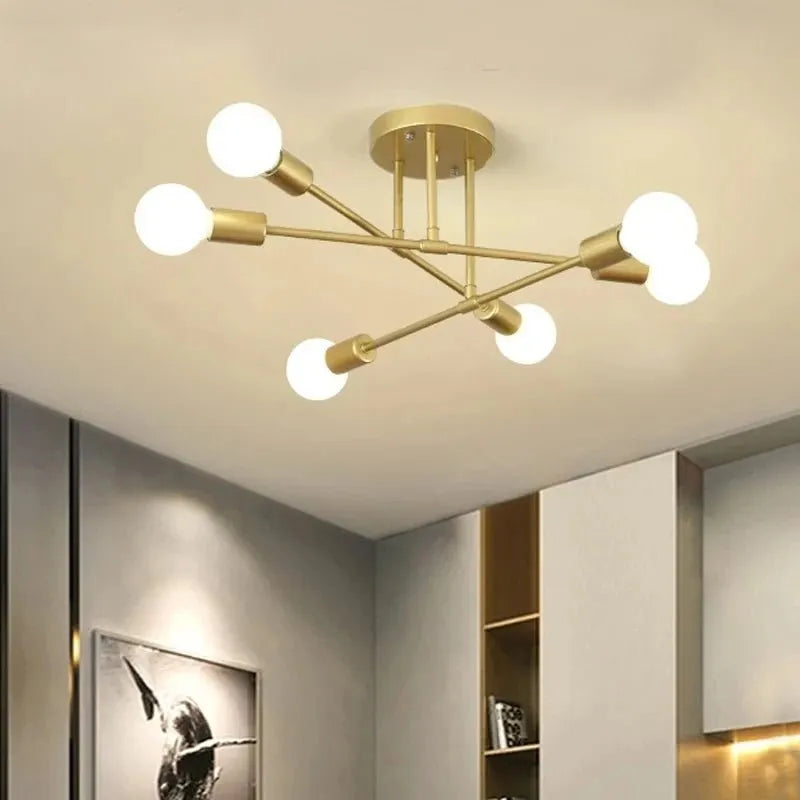 Lustre Led Pendente Minimalista com 6 Lâmpadas - LightWave - Site compre mais