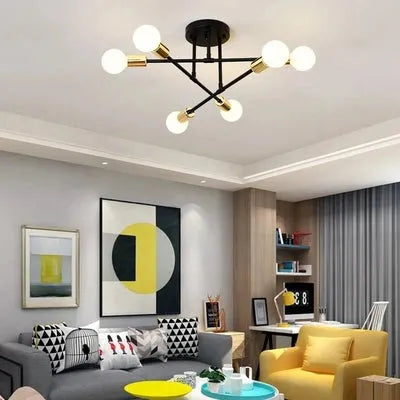 Lustre Led Pendente Minimalista com 6 Lâmpadas - LightWave - Site compre mais