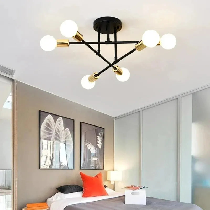Lustre Led Pendente Minimalista com 6 Lâmpadas - LightWave - Site compre mais