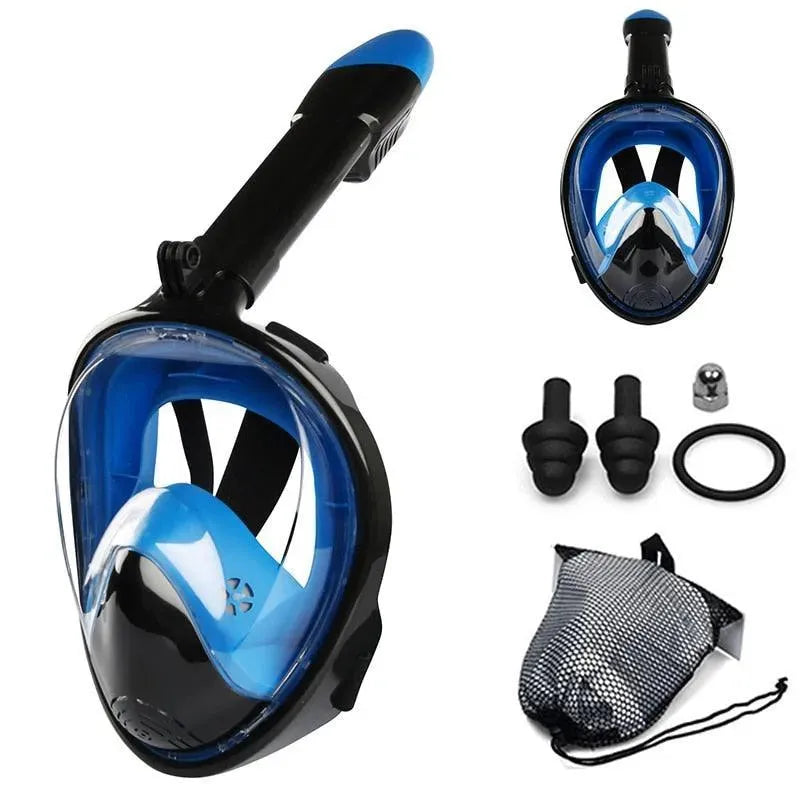 Máscara de Mergulho Snorkel com Suporte para Câmera GoPro - Site compre mais