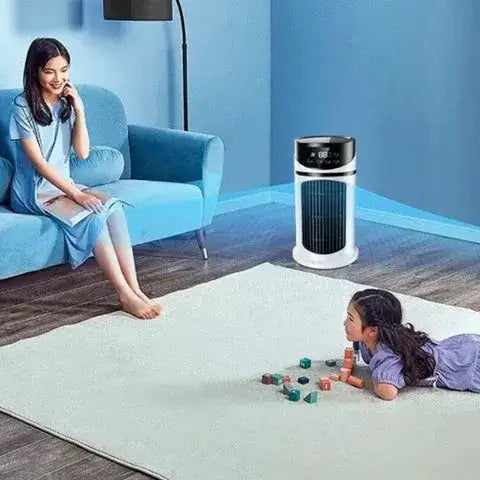 Mini Ar Condicionado Umidificador Portátil - AirFrost.