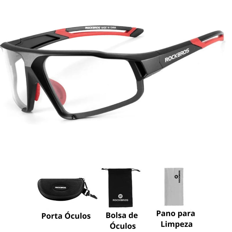 Óculos Ciclismo com Proteção UV400 Masculino/Feminino RockBros - Site compre mais