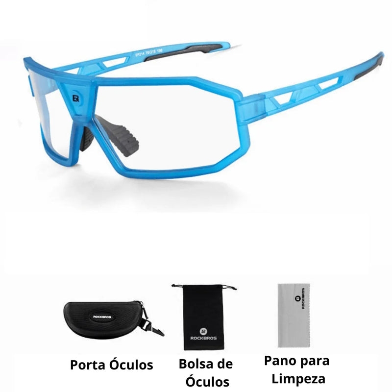 Óculos Ciclismo com Proteção UV400 Masculino/Feminino RockBros - Site compre mais