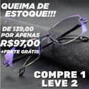 Óculos Tr90 com oferta de estoque, agora por R$97,00; promoção Compre 1 Leve 2 e frete grátis.