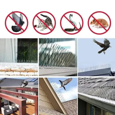 Passarinheira Anti Pássaros para Telha de Aço Inoxidável - 12 Peças - Site compre mais