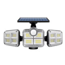Refletor Led Solar Com 3 Cabeças 800W - EcoLight - Site compre mais