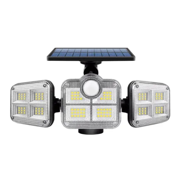 Refletor Led Solar Com 3 Cabeças 800W - EcoLight - Site compre mais