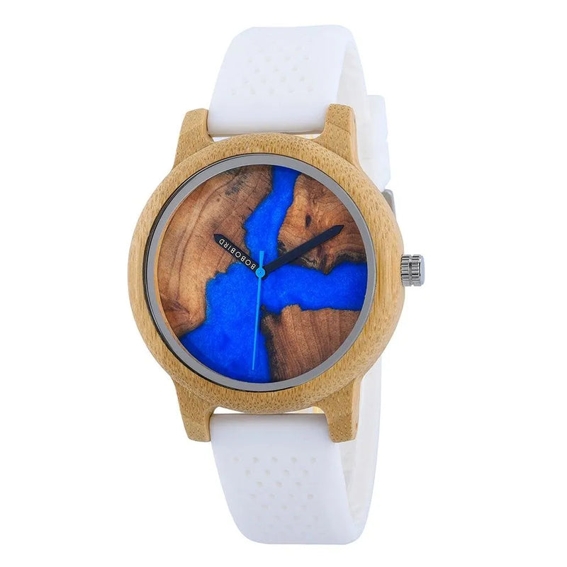 Relógio Masculino Feminino Bamboo Wood - Site compre mais