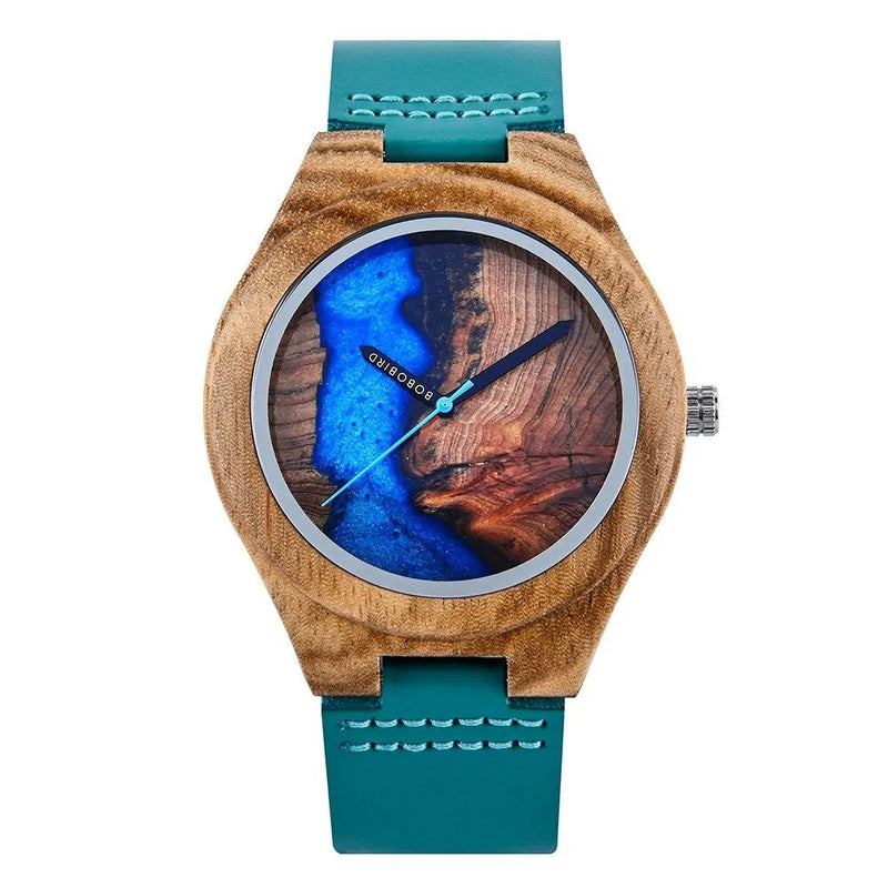 Relógio Masculino Feminino Bamboo Wood - Site compre mais