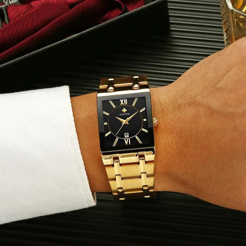 Relógio Masculino Gold Watch - Site compre mais