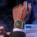 Relógio Masculino Lige Ocean King Com Pulseira de Couro - Site compre mais