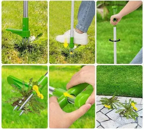 Removedor Extrator de Erva Daninha - Jardim Lindo e Limpo em Segundos - Site compre mais