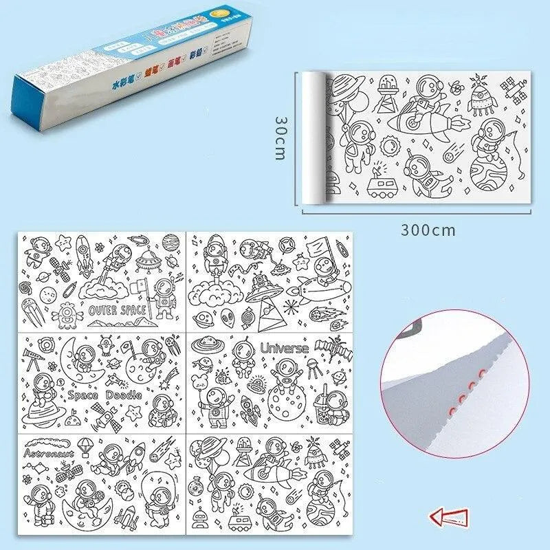 Rolo Gigante Criativo para Desenhos - Mais de 5000 Desenhos - Site compre mais