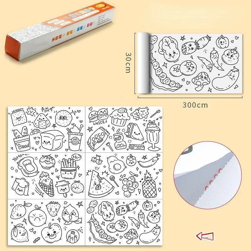 Rolo Gigante Criativo para Desenhos - Mais de 5000 Desenhos - Site compre mais