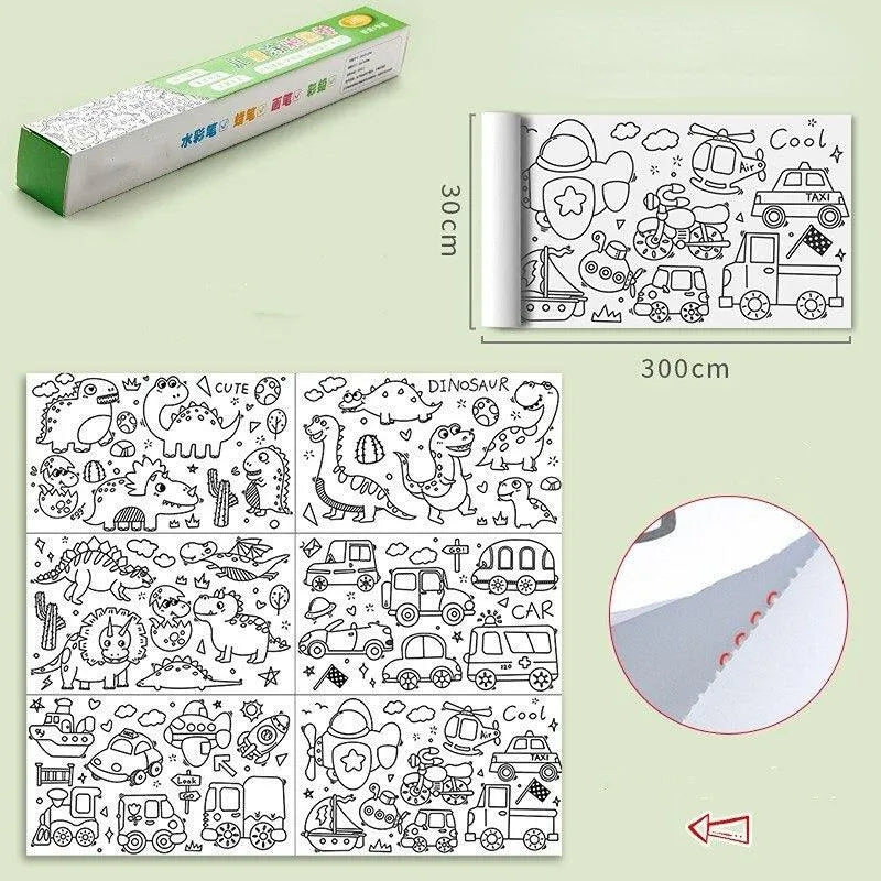 Rolo Gigante Criativo para Desenhos - Mais de 5000 Desenhos - Site compre mais