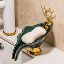 Saboneteira Premium para Banheiro de Cerâmica - LuxeSoap.