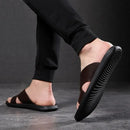 Sandália Masculina de Couro Antiderrapante - UrbanStep - Site compre mais