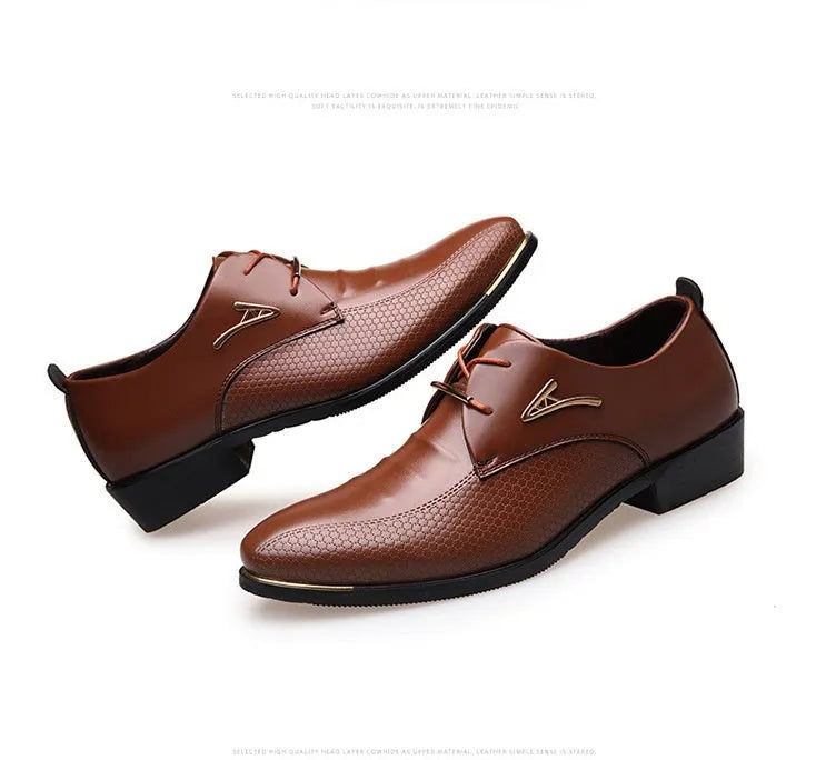 Sapato Masculino Social de Couro Antiderrapante.