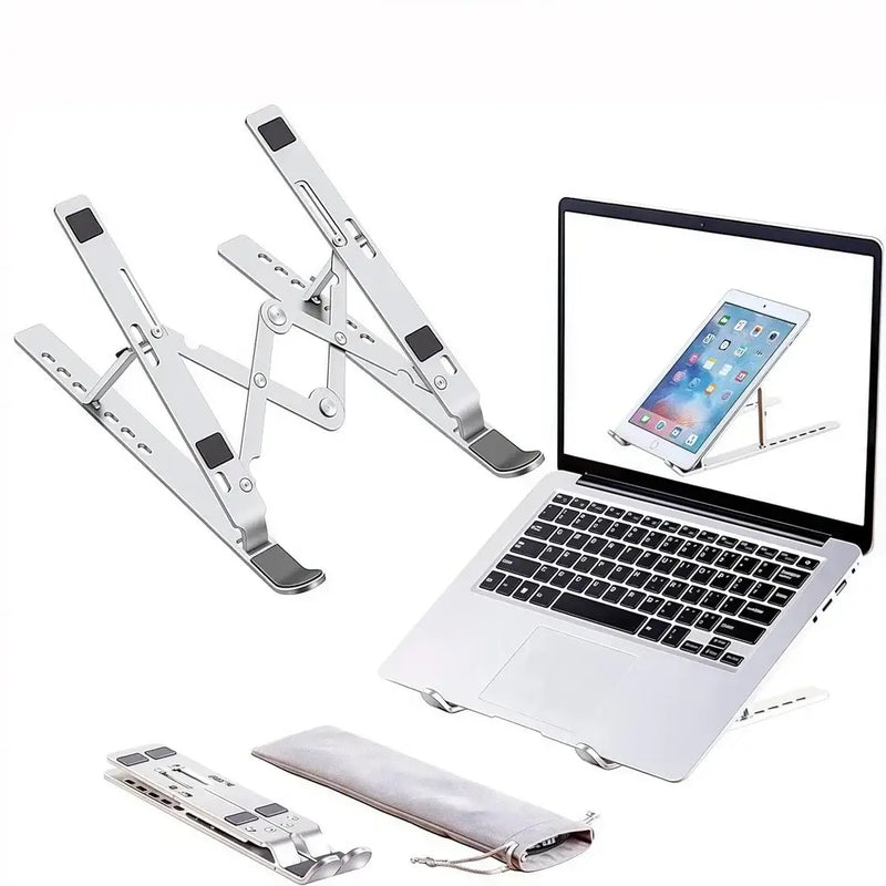 Suporte Para Notebook E MacBook em Alumínio