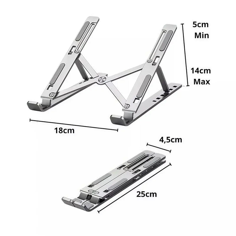 Suporte Para Notebook E MacBook em Alumínio