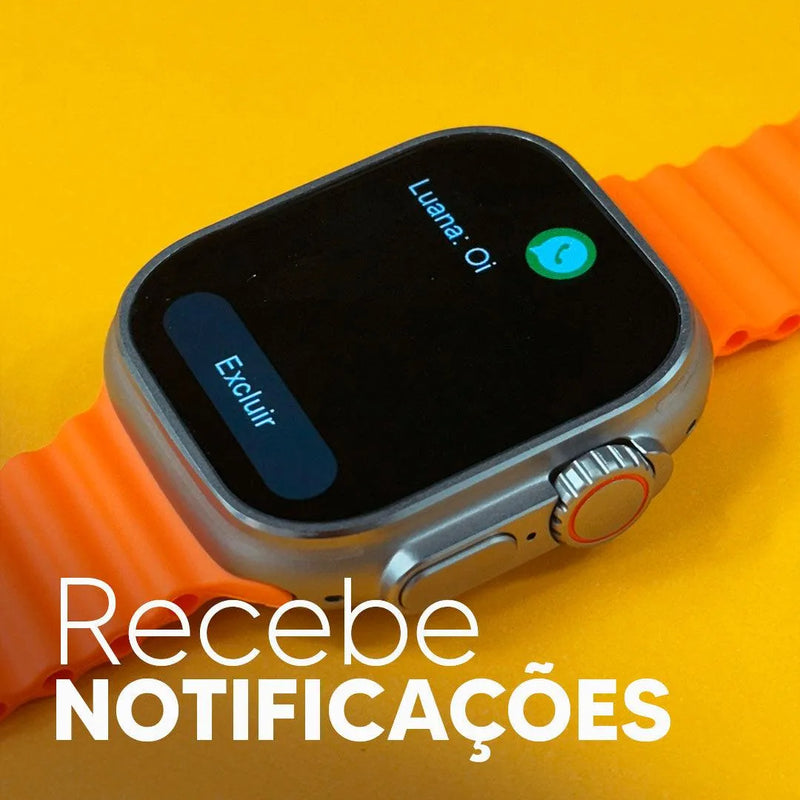 SmartWatch W69+ Amoled com 2 pulseiras e brinde exclusivo - 49mm - Site compre mais