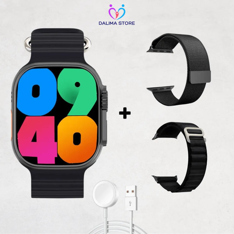 SmartWatch W69+ Amoled com 2 pulseiras e brinde exclusivo - 49mm - Site compre mais