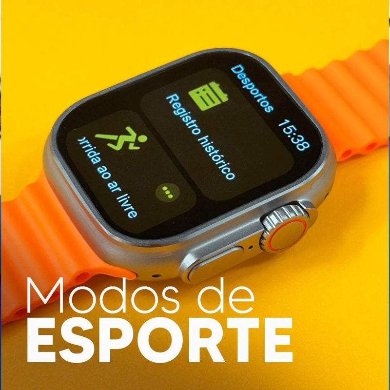 SmartWatch W69+ Amoled com 2 pulseiras e brinde exclusivo - 49mm - Site compre mais