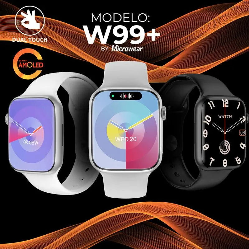 Smartwatch W99 + Tela Amoled - 45mm - Site compre mais