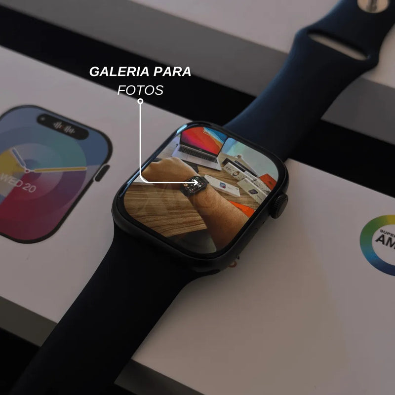 Smartwatch W99 + Tela Amoled - 45mm - Site compre mais