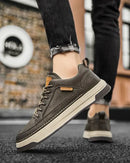 Tênis Masculino Casual de Couro Antiderrapante - UrbanGrip - Site compre mais