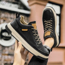 Tênis Masculino Casual de Couro Antiderrapante - UrbanGrip - Site compre mais