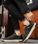 Tênis Masculino Casual de Couro Antiderrapante - UrbanGrip - Site compre mais