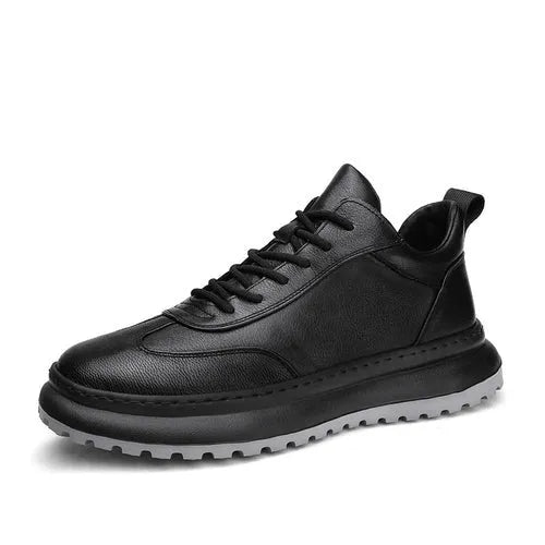 Tênis Masculino de Couro Plataforma - ClassicLift - Site compre mais