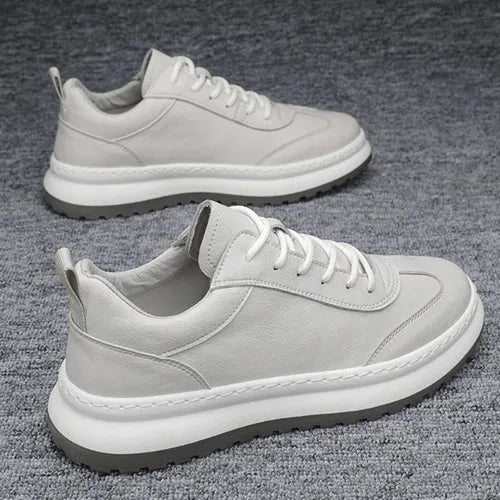 Tênis Masculino de Couro Plataforma - ClassicLift - Site compre mais