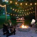 Varal de Luzes com Lâmpadas Bivolt Impermeável para Jardim - GardenLuxe.