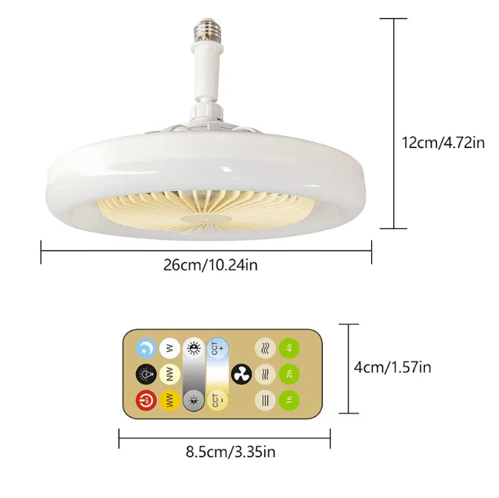 Ventilador de Teto com Luzes de Led Integradas - Site compre mais