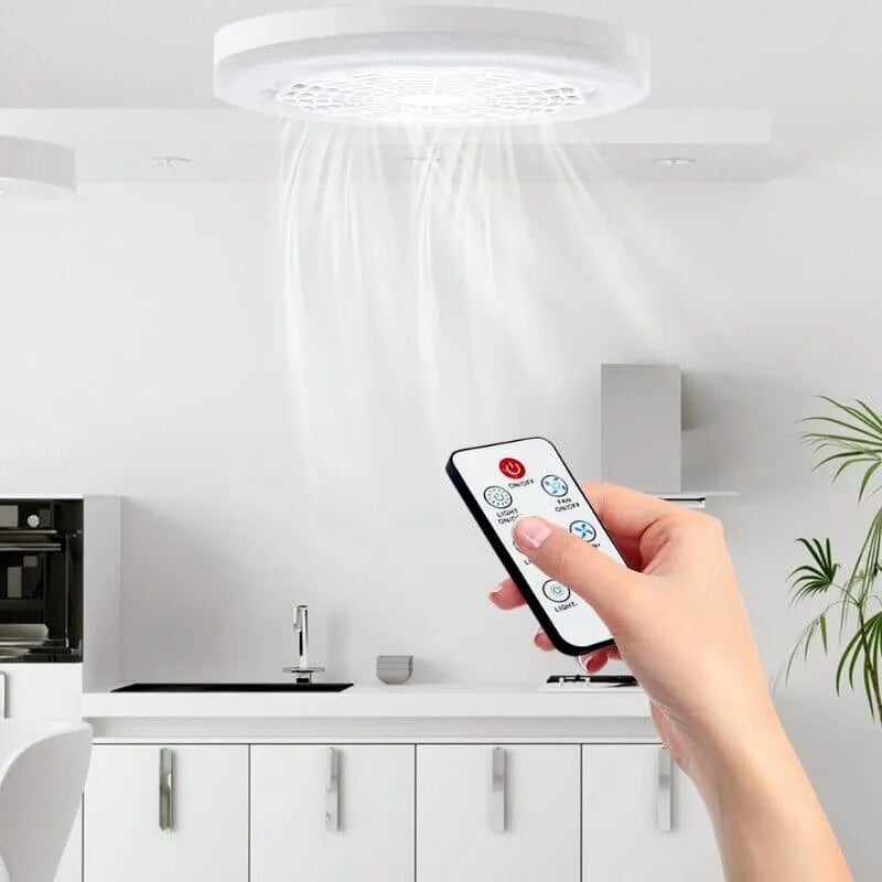 Ventilador de Teto com Luzes de Led Integradas - Site compre mais